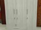 Melamine 3 Door Mirror Drawers Wardrobe Code 6189