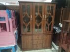 Melamine 3 Door Oc Cupboard with Glass