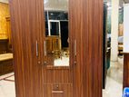 Melamine 3 Door wardrobe with mirror drawers co789de