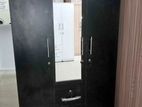 Melamine 3 Door Wardrobe with Mirror Drawers Cod2098e