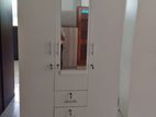 Melamine 3 Door Wardrobe with Mirror Drawers Code223