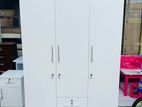 Melamine 3 Door White Cupboard