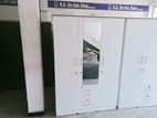 Melamine 3 Door White Cupboard