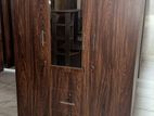 Melamine 3d Glass Wardrobe Brand New