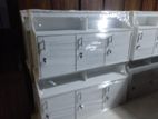 MELAMINE 3D PANRTY CUPBOARD WHITE