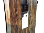 Melamine 3d Wardrobe With Glass