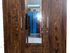 Melamine 3d Wardrobe With Mirror