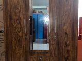 Melamine 3d Wardrobe With Mirror..