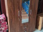 Melamine 3d Wardrobe With Mirror