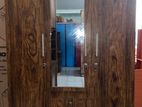 Melamine 3d Wardrobe With Mirror.