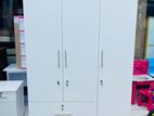 Melamine 3D White Wardrobes