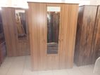 Melamine 3door Cupboard with Mirror 001