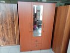 Melamine 3door Cupboard with Mirror 004