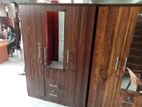 Melamine 3door cupboard with mirror