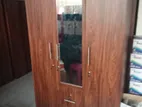 Melamine 3door Cupboard with Mirror