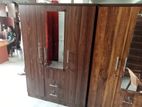 Melamine 3door Cupboard with Mirror