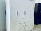 Melamine 4 Door Drawer Wardrobe Code 7189