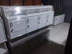 MELAMINE 4D PANRTY CUPBOARD WHITE