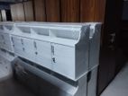 MELAMINE 4D PANRTY CUPBOARD WHITE