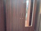 Melamine 6 X 4 2D Wardrobe with Mirror