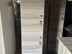Melamine Ash White Locker Cupboard 4D