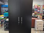 Melamine Black 2D Wardrobe