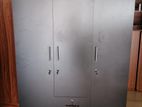 Melamine Black 3 Door Cupboard Wardrobe
