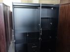Melamine Black 3 Door Cupboard without Mirror