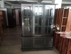 Melamine Black 3 Door Oc Cupboard