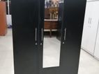 Melamine Black 3door Cupboard without Drawer