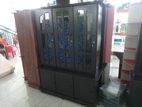 Melamine Black 3door Oc Cupboard