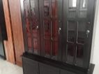 Melamine Black 3door Oc Cupboard