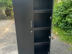 Melamine Black Office Cupboard 66"x30"