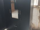 Melamine Black Wardrobe 3D