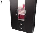 Melamine Black Wardrobe 3d Ii
