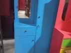 Melamine Blue Baby Cupboard with Mirror