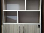 MELAMINE BOOK RACK (80.5*31.5*157cm) - MBR020 WHITE