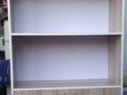 MELAMINE BOOK RACK WITH CUPBOARD (80.5*37.5*182.5CM) WHITE- MBR200