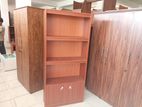 Melamine Book Rack with Cupboard