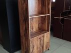MELAMINE BOOK RACK WITH CUPBOARD S