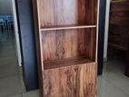 Melamine Book Rack With Cupboard S