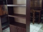 Melamine Book Rack with Cupboard S