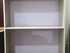 MELAMINE BOOK RACK WITH OUT CUPBOARD - WHITE COLOR MBR100