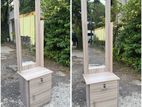 Melamine Box Dressing Table Ash White