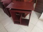 Melamine Computer Table with Cupboard 003