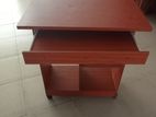 Melamine Computer Table with Cupboard