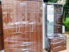 Melamine Cupboard With Dressing Table ( Package ).