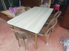 Melamine Dining Table With Chairs