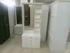 Melamine Dressing Table with Cupboard