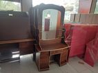 Melamine Dressing Table with Cupboard